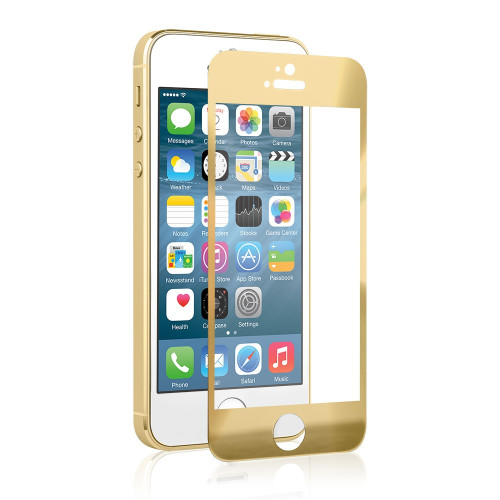 tempered glass gold ip 5